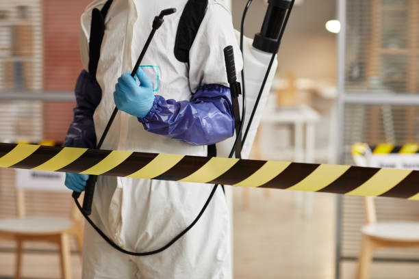Professional Biohazard Cleanup technician working in Seaside Park, NJ